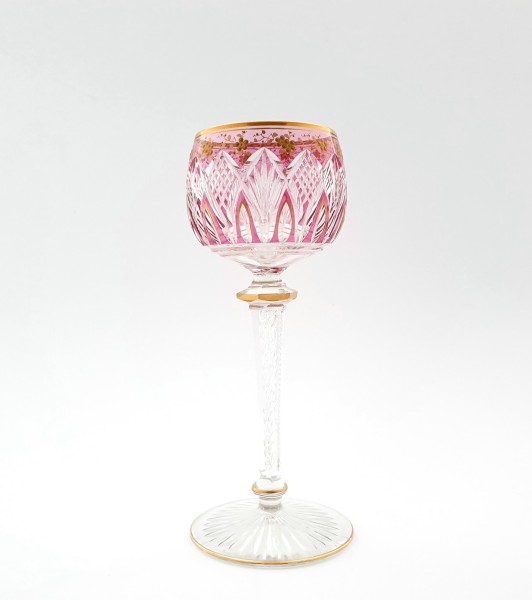 Jugendstil - Weinglas / Römer. St. Louis, um 1920.