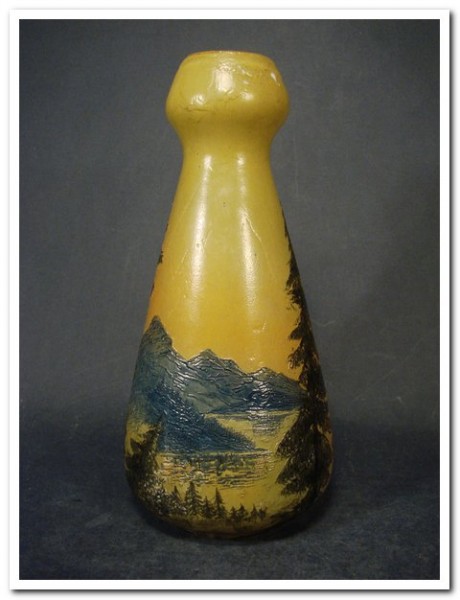 Jugendstil - Vase. LEGRAS, um 1900.