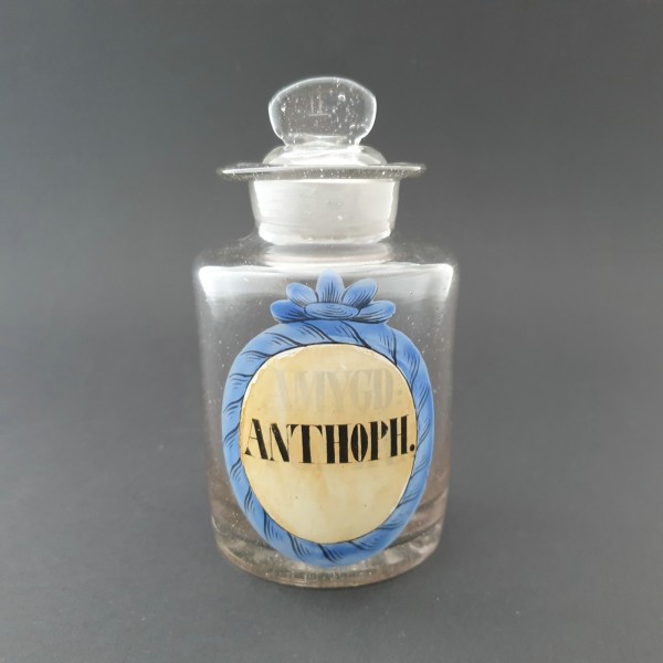 Apothekenflasche "ANTHOPH.". Deutschland, um 1800.