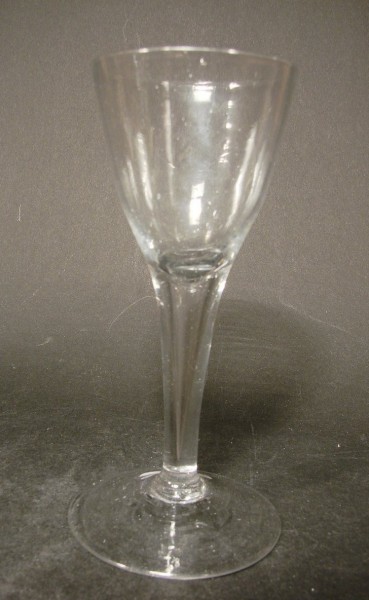Barock - Kelchglas / Schnapsglas mit Abriss, um 1800.