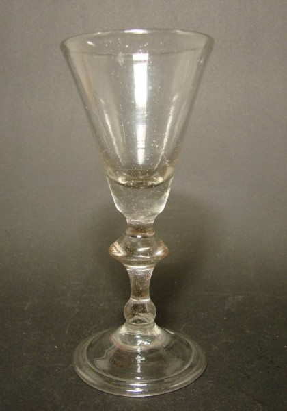 Barock - Kelchglas mit Abriß, 18.Jh.