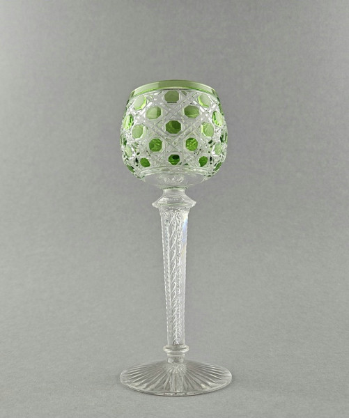 Jugendstil - Römer / Weinglas. Baccarat oder St. Louis, um 1900.